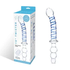 Gläs Glas Twister Dual-Ended Dildo 14 Gläs Glas Twister Dual-Ended Dildo -Aanbiedingen Masturbators Winkel glas twister dual ended dildo 6
