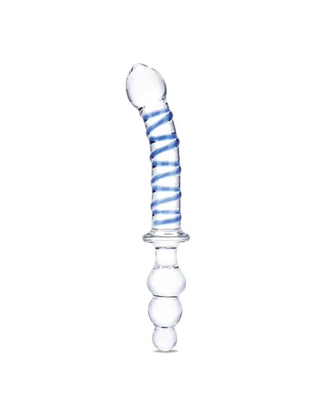 Gläs Glas Twister Dual-Ended Dildo 1 Gläs Glas Twister Dual-Ended Dildo