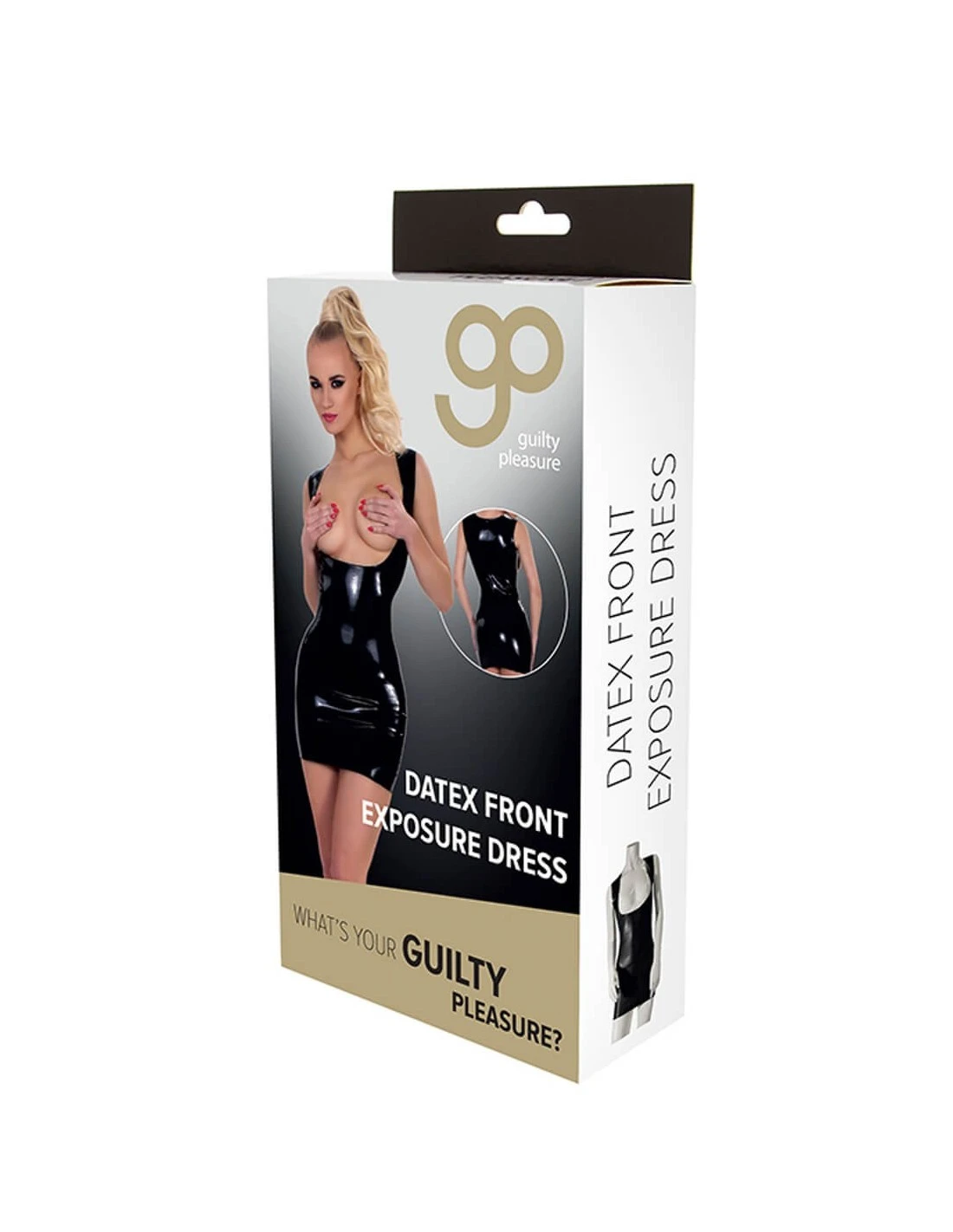 Guilty Pleasure Datex Mini Jurk Met Open Decollete Zwart M 3 Guilty Pleasure Datex Mini Jurk Met Open Decollete Zwart M - Afbeelding 3