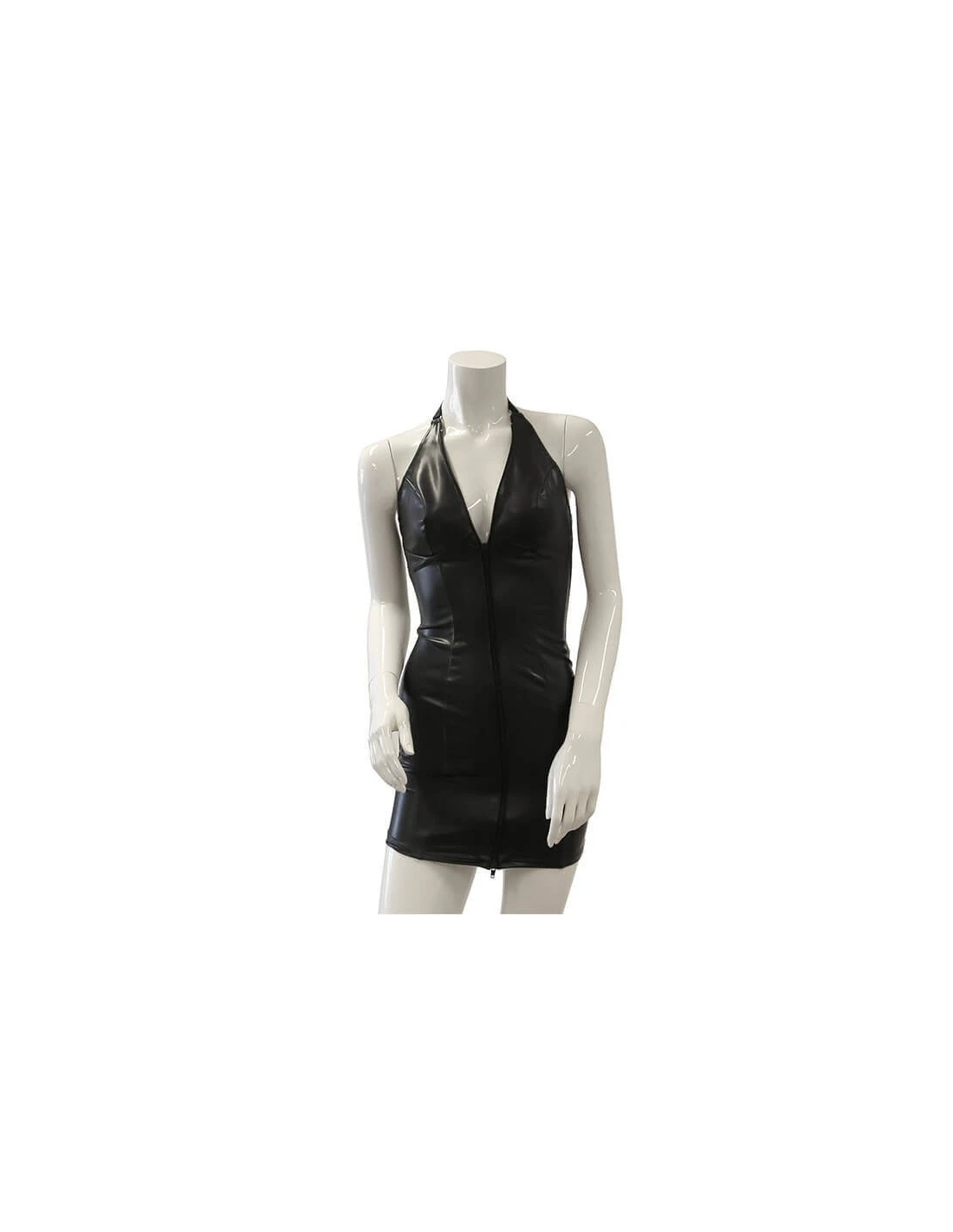 Guilty Pleasure Datex Zip-up Halterneck Dress L 5 Guilty Pleasure Datex Zip-up Halterneck Dress L - Afbeelding 5