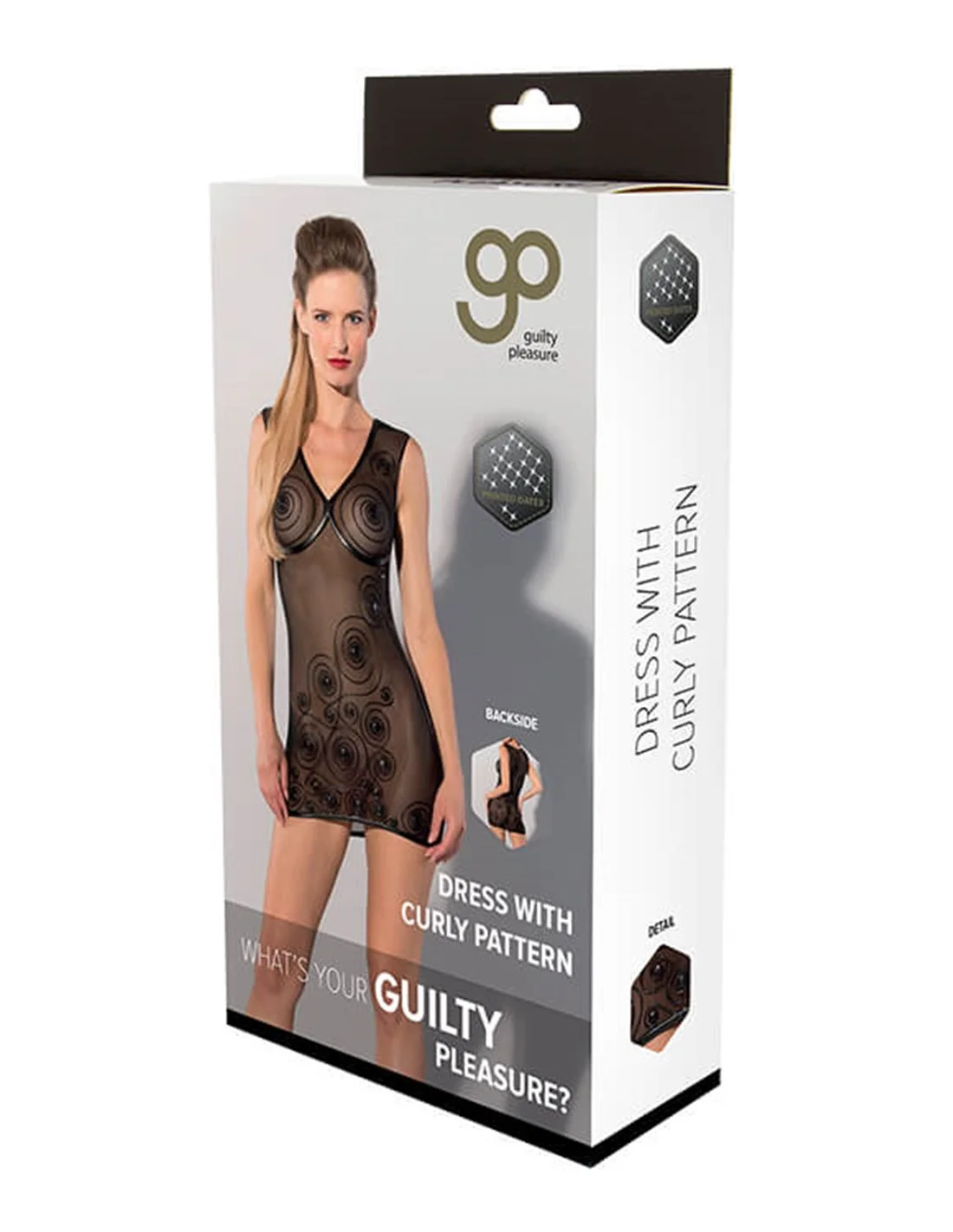 Guilty Pleasure Printed Datex Dress Black L 4 Guilty Pleasure Printed Datex Dress Black L - Afbeelding 4