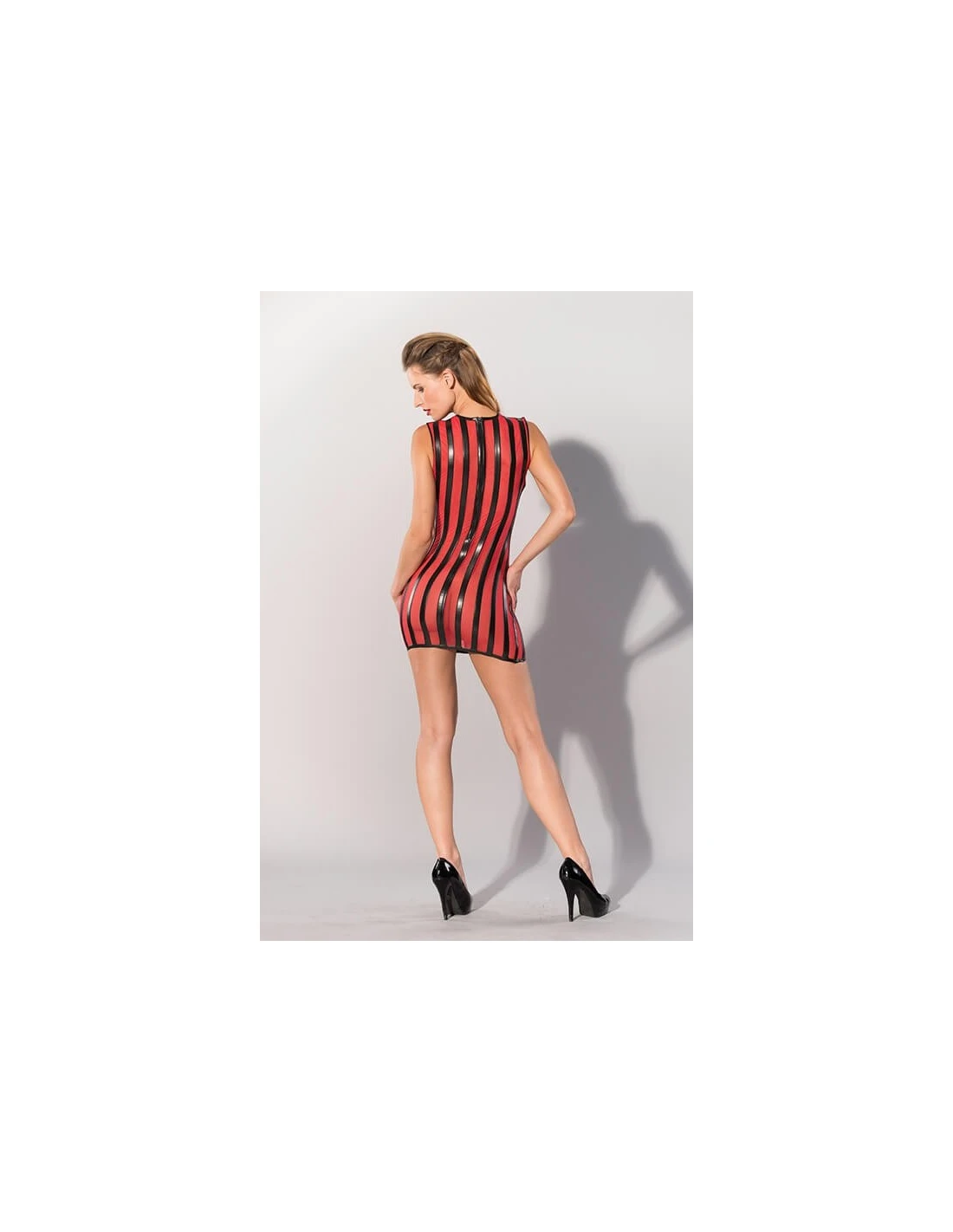 Guilty Pleasure Printed Datex Striped Dress S 2 Guilty Pleasure Printed Datex Striped Dress S - Afbeelding 2