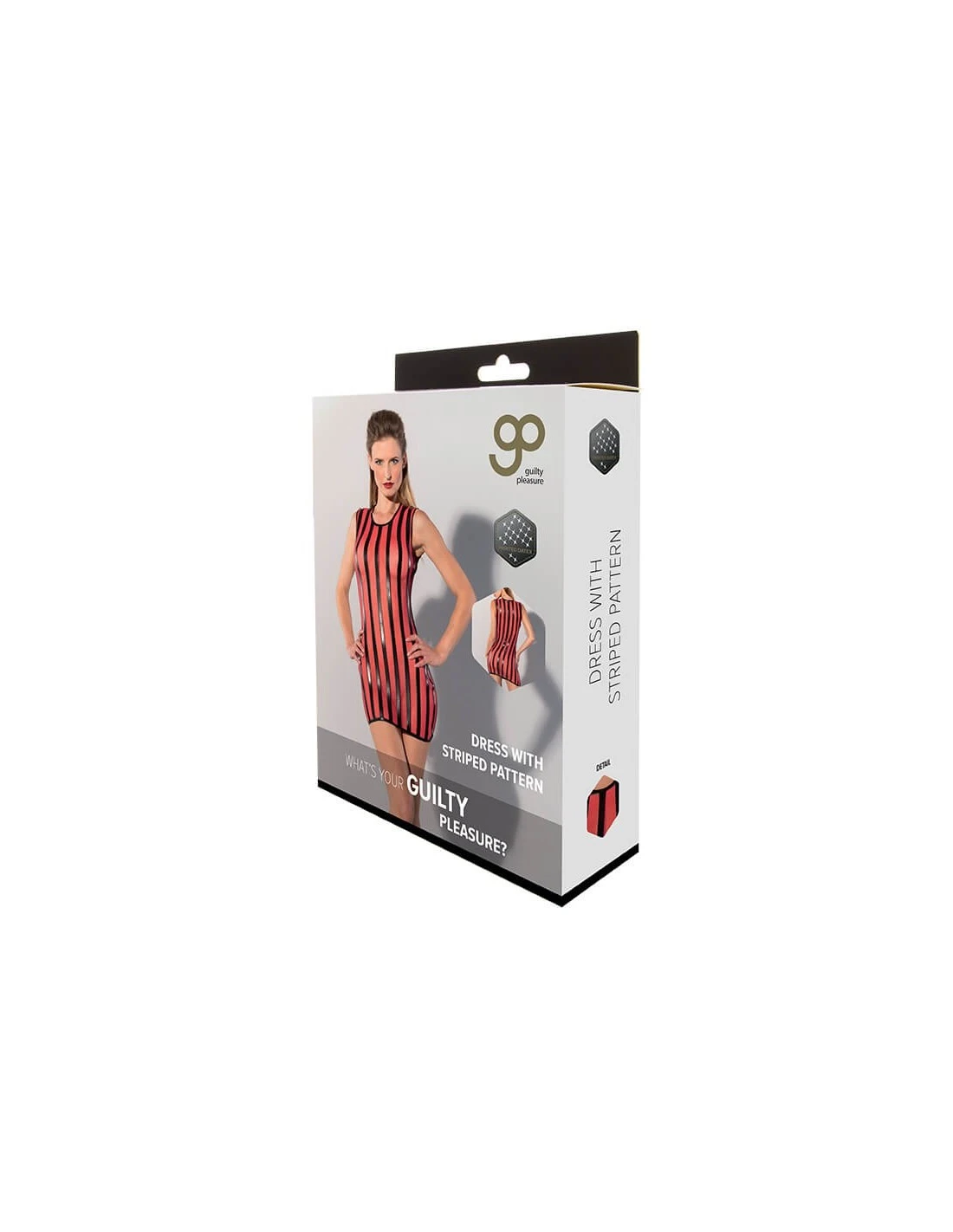 Guilty Pleasure Printed Datex Striped Dress S 3 Guilty Pleasure Printed Datex Striped Dress S - Afbeelding 3