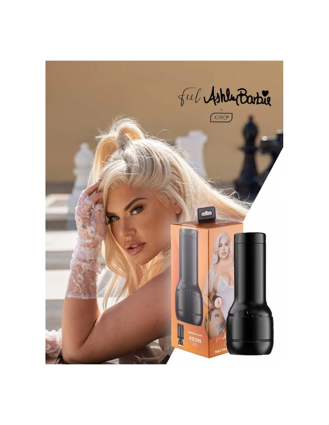 Kiiroo Feelstar Stroker Ashley Barbie 1 Kiiroo Feelstar Stroker Ashley Barbie