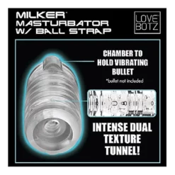 Lovebotz Milker TPE Masturbator With Ball Strap 10 Lovebotz Milker TPE Masturbator With Ball Strap -Aanbiedingen Masturbators Winkel lovebotz milker tpe masturbator with ball strap 3