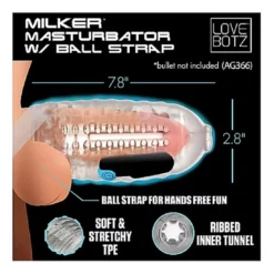 Lovebotz Milker TPE Masturbator With Ball Strap 11 Lovebotz Milker TPE Masturbator With Ball Strap -Aanbiedingen Masturbators Winkel lovebotz milker tpe masturbator with ball strap 4