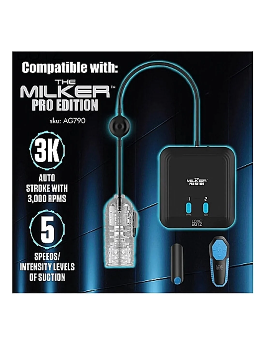 Lovebotz Milker TPE Masturbator With Ball Strap 6 Lovebotz Milker TPE Masturbator With Ball Strap - Afbeelding 6