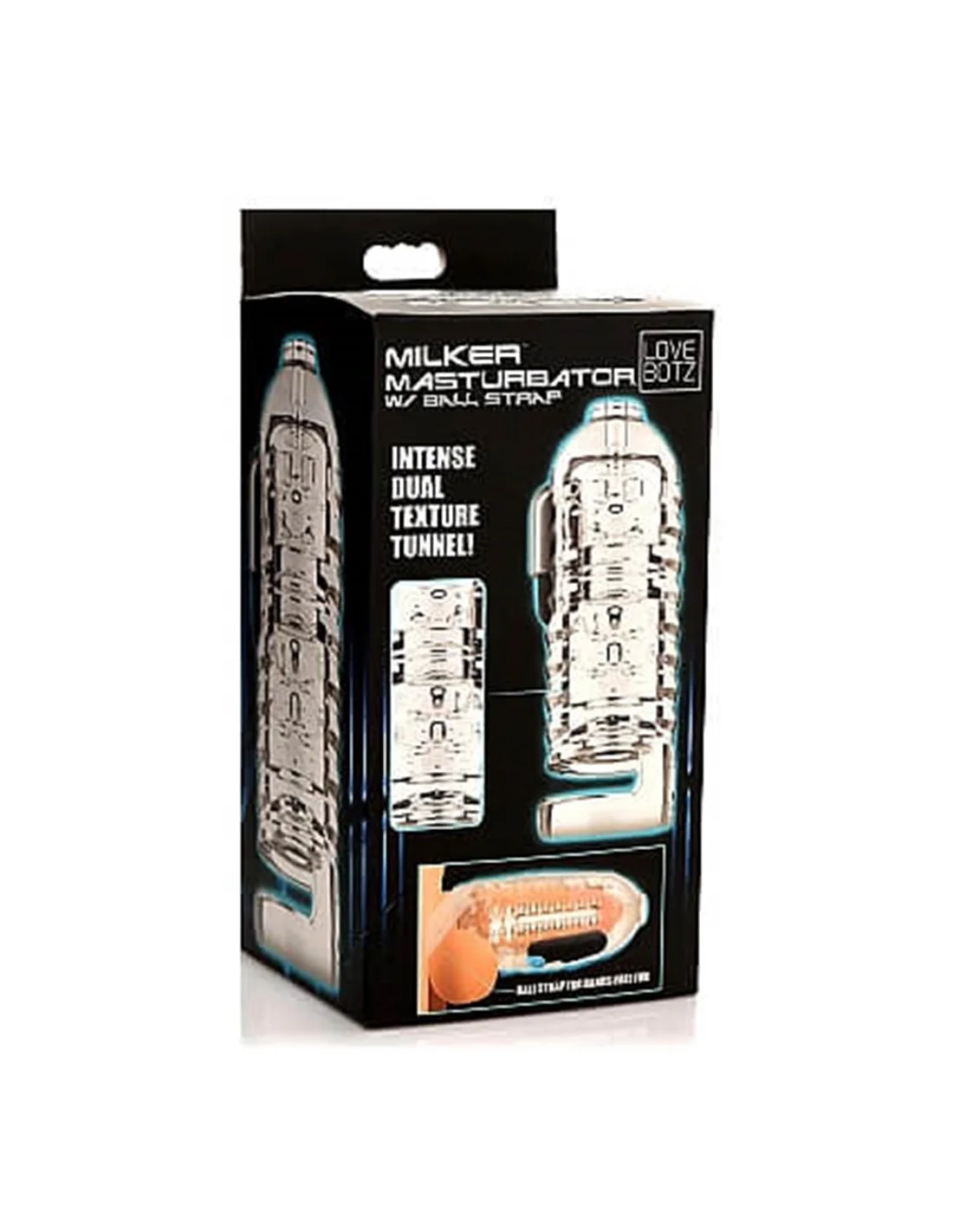 Lovebotz Milker TPE Masturbator With Ball Strap 7 Lovebotz Milker TPE Masturbator With Ball Strap - Afbeelding 7