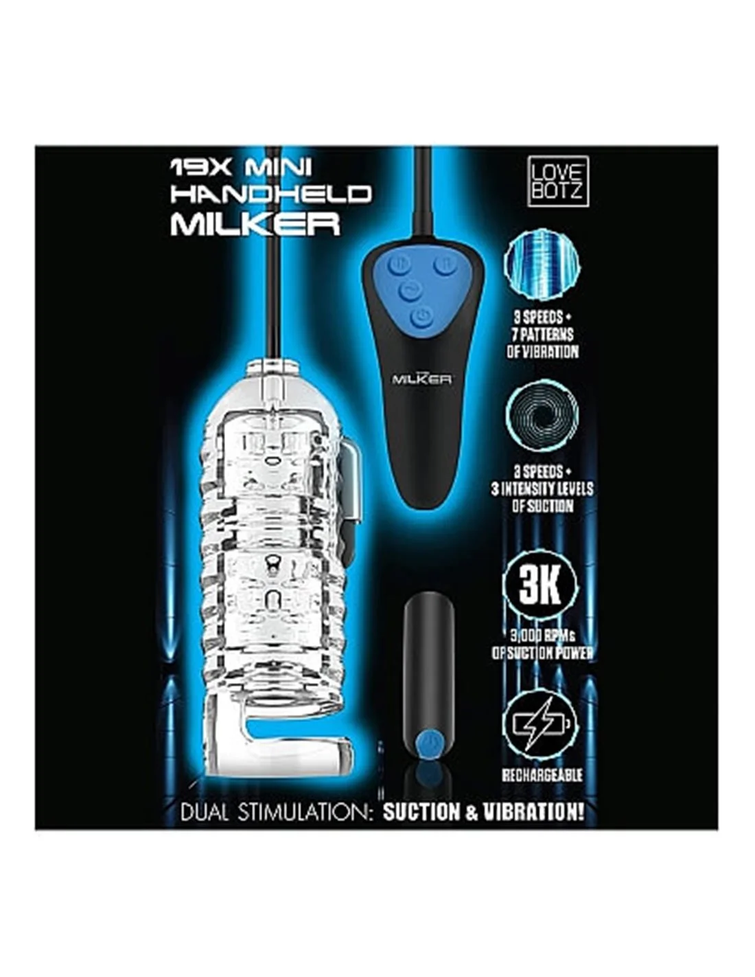 Lovebotz Mini Handheld Milker 3 Lovebotz Mini Handheld Milker - Afbeelding 3