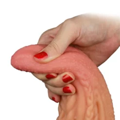 Lovetoy Dildo Met Tong 25.4 Cm Nude Bruin -Aanbiedingen Masturbators Winkel lovetoy dildo met tong 254 cm nude bruin 4