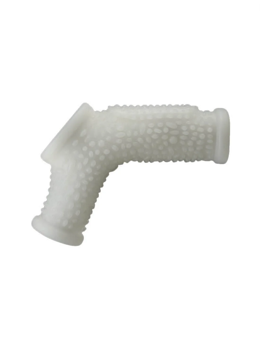 Lovetoy Drip Knights Ring Vibrating Penis Sleeve White 1 Lovetoy Drip Knights Ring Vibrating Penis Sleeve White