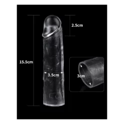 LoveToy Flawless Clear Penis Sleeve Plus 2.5 Cm -Aanbiedingen Masturbators Winkel lovetoy flawless clear penis sleeve plus 25 cm 6