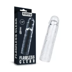 LoveToy Flawless Clear Penis Sleeve Plus 5 Cm