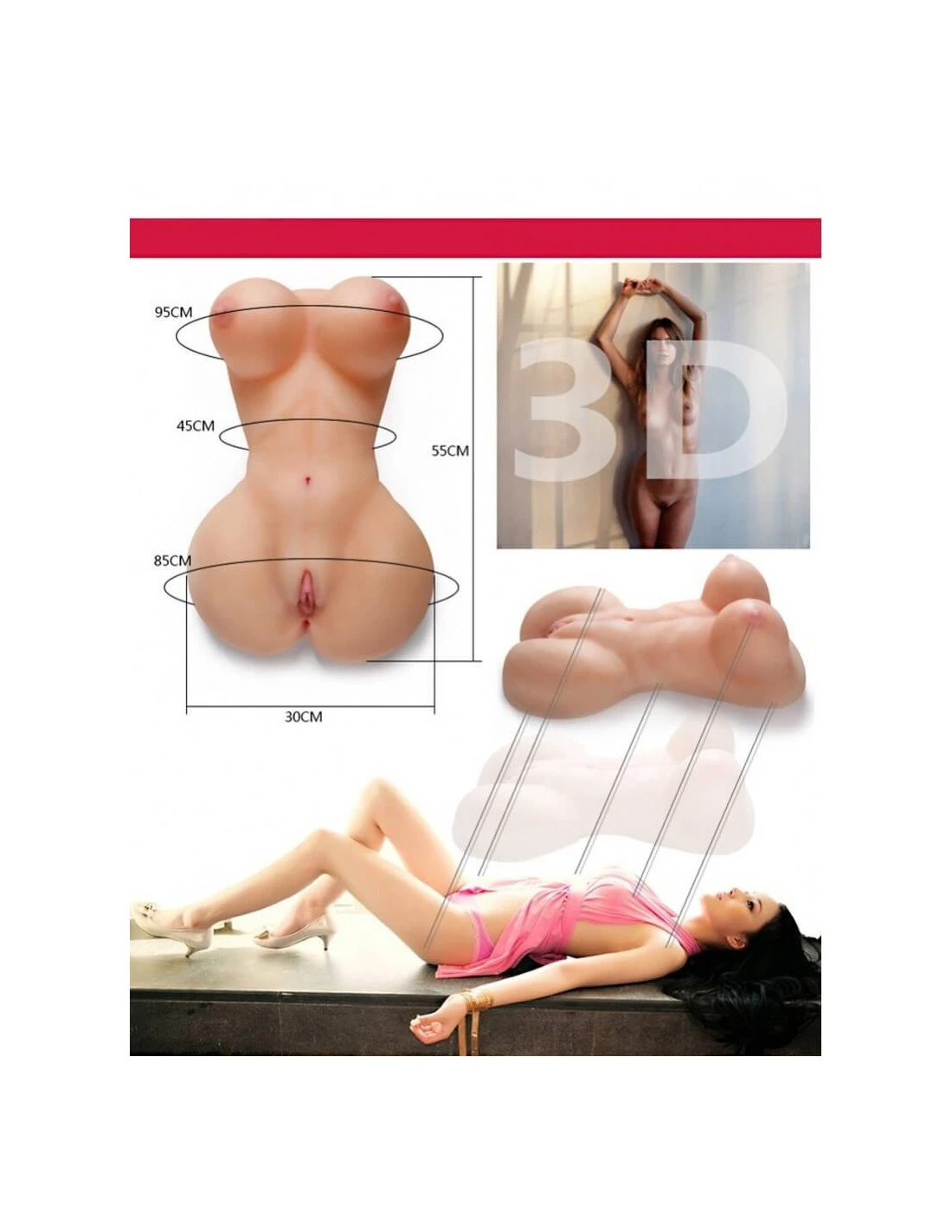 LoveToy Fuck Me Bare Mega Masturbator 3 LoveToy Fuck Me Bare Mega Masturbator - Afbeelding 3