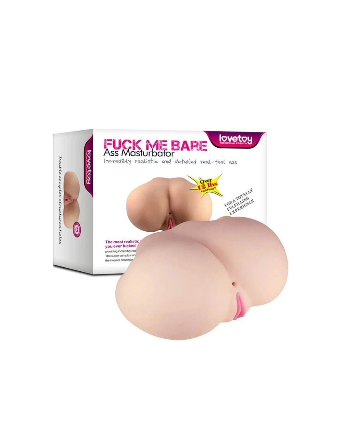 Lovetoy Fuck Me Bare Perfect Ass Masturbator 6 Lovetoy Fuck Me Bare Perfect Ass Masturbator - Afbeelding 6