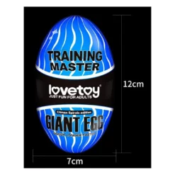 LoveToy Giant Egg Masturbation Egg Blue -Aanbiedingen Masturbators Winkel lovetoy giant egg masturbation egg blue 7