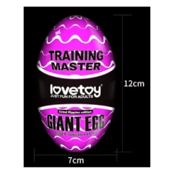 LoveToy Giant Egg Masturbation Egg Purple -Aanbiedingen Masturbators Winkel lovetoy giant egg masturbation egg purple 7
