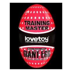 LoveToy Giant Egg Masturbation Egg Red -Aanbiedingen Masturbators Winkel lovetoy giant egg masturbation egg red 2