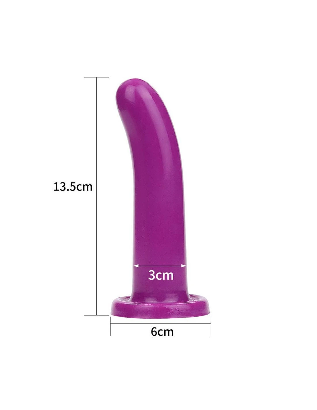 Lovetoy Holy Dong Medium Dildo 13.5 Cm Purple 3 Lovetoy Holy Dong Medium Dildo 13.5 Cm Purple - Afbeelding 3