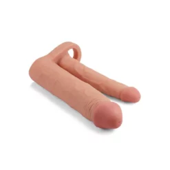Lovetoy Pleasure X Tender Double Penis Sleeve Plus 5 Cm Nude 6 Lovetoy Pleasure X Tender Double Penis Sleeve Plus 5 Cm Nude -Aanbiedingen Masturbators Winkel lovetoy pleasure x tender double penis sleeve plus 5 cm nude 2