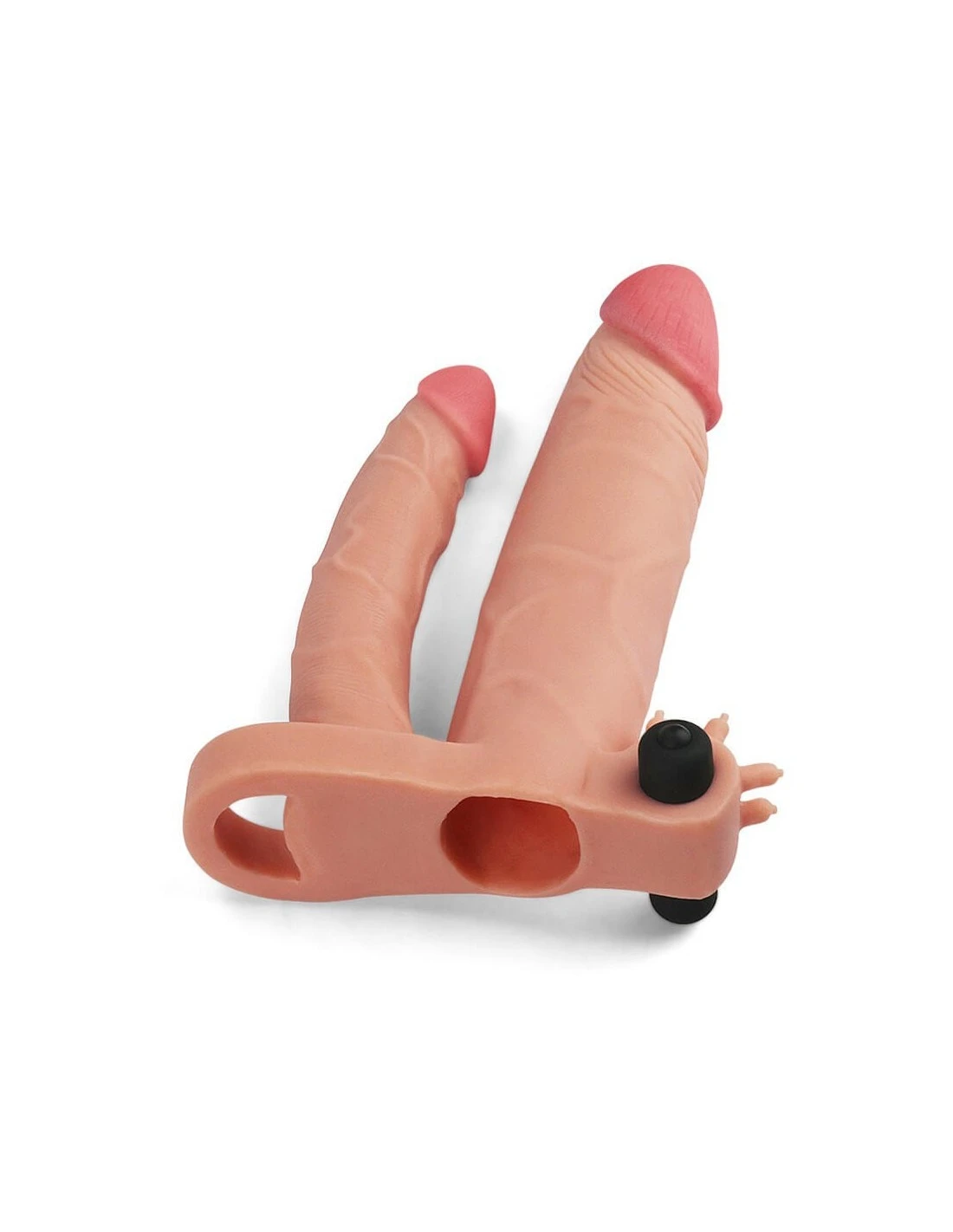 LoveToy Pleasure X Tender Vibrating Double Penissleeve 5 Cm 4 LoveToy Pleasure X Tender Vibrating Double Penissleeve 5 Cm - Afbeelding 4
