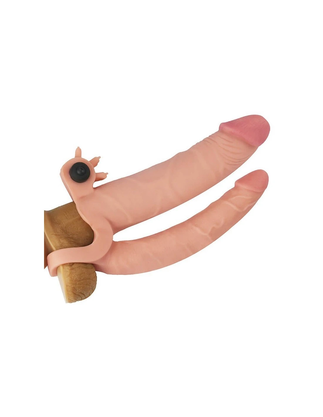 LoveToy Pleasure X Tender Vibrating Double Penissleeve 5 Cm 5 LoveToy Pleasure X Tender Vibrating Double Penissleeve 5 Cm - Afbeelding 5