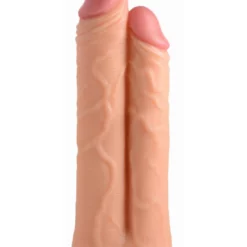 Master Cock Double Stuffer Dubbele Dildo 25 Cm Huidskleur