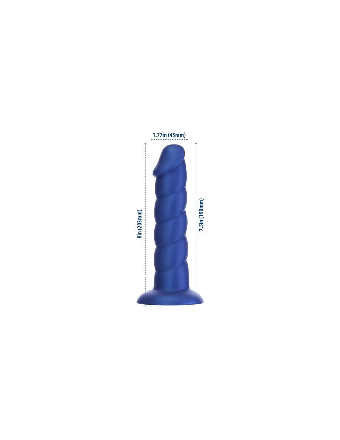 Naked Addiction Fantasy Addiction 20 Cm Unicorn Blue 3 Naked Addiction Fantasy Addiction 20 Cm Unicorn Blue - Afbeelding 3