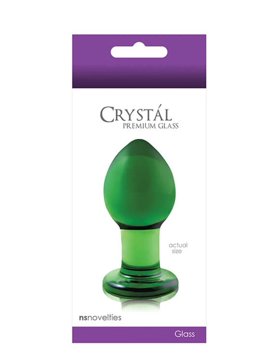 NS Novelties Crystal Medium Green 2 NS Novelties Crystal Medium Green - Afbeelding 2