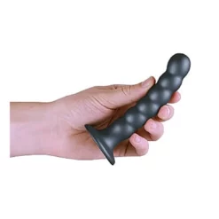 Ouch! Ouch Beaded G-spot Dildo 13 Cm Gun Metal -Aanbiedingen Masturbators Winkel ouch beaded g spot dildo 13 cm gun metal 4