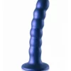 Ouch! Ouch Beaded G-spot Dildo 13 Cm Metalic Blue