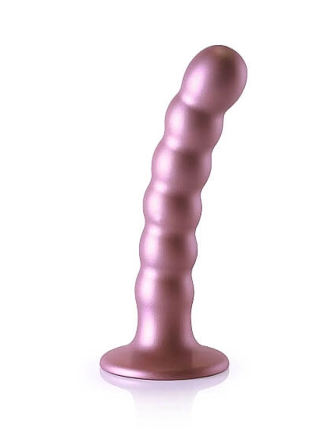 Ouch! Ouch Beaded G-spot Dildo 13 Cm Rose Gold 2 Ouch! Ouch Beaded G-spot Dildo 13 Cm Rose Gold - Afbeelding 2