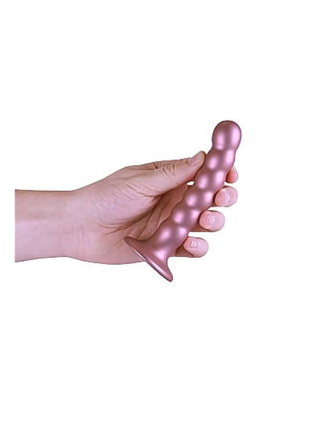 Ouch! Ouch Beaded G-spot Dildo 13 Cm Rose Gold 5 Ouch! Ouch Beaded G-spot Dildo 13 Cm Rose Gold - Afbeelding 5