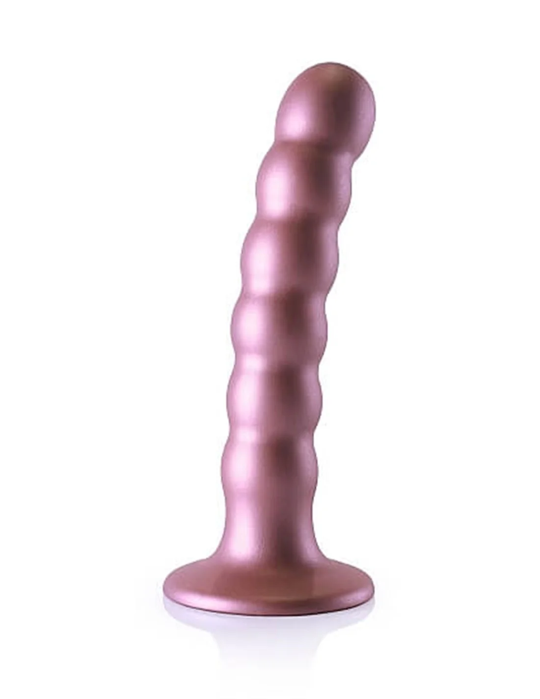 Ouch! Ouch Beaded G-spot Dildo 13 Cm Rose Gold 1 Ouch! Ouch Beaded G-spot Dildo 13 Cm Rose Gold