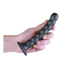 Ouch! Ouch Beaded G-spot Dildo 16.5 Cm Gun Metal -Aanbiedingen Masturbators Winkel ouch beaded g spot dildo 165 cm gun metal 3