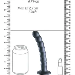 Ouch! Ouch Beaded G-spot Dildo 16.5 Cm Gun Metal -Aanbiedingen Masturbators Winkel ouch beaded g spot dildo 165 cm gun metal 5