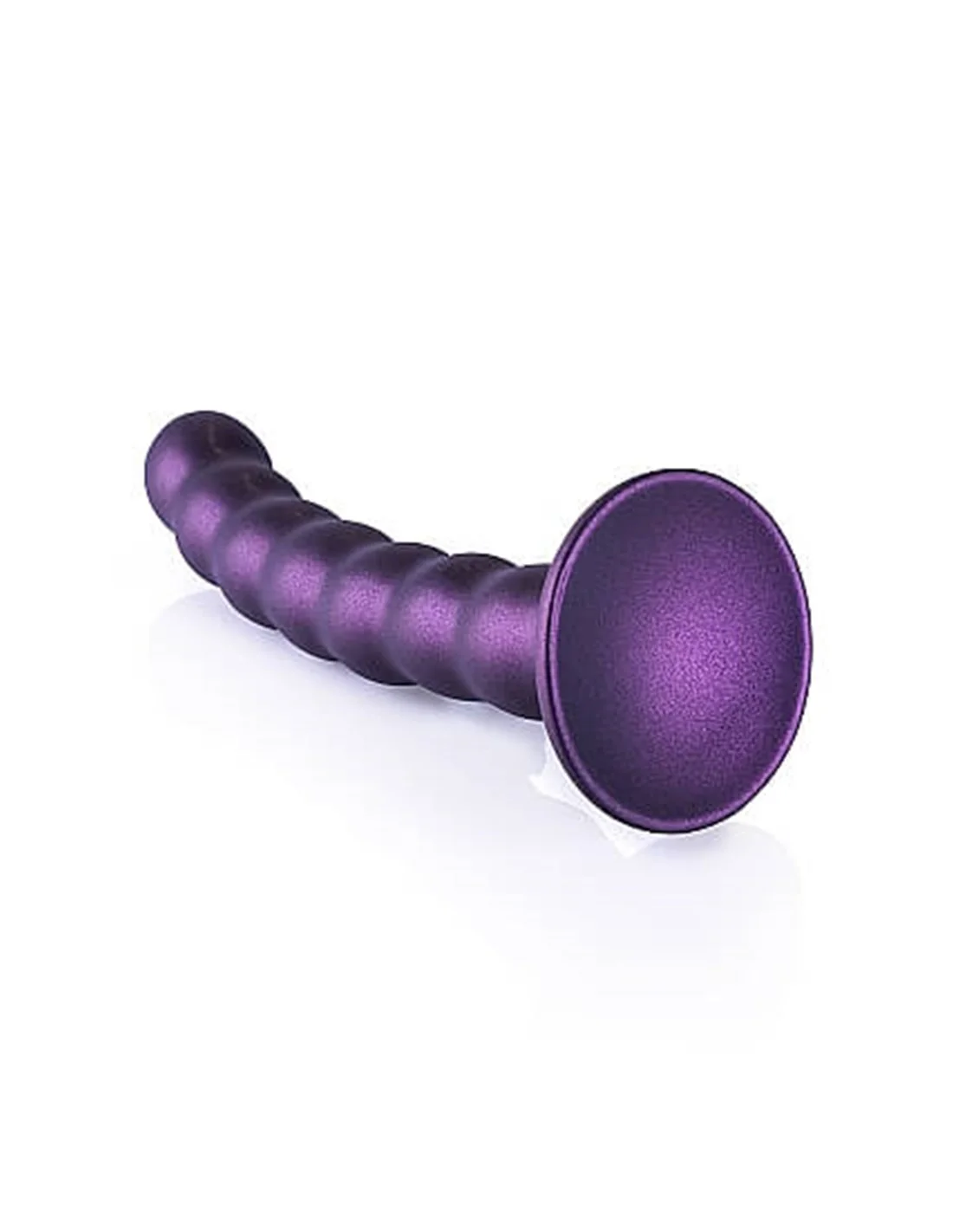 Ouch! Ouch Beaded G-spot Dildo 16.5 Cm Metallic Purple 6 Ouch! Ouch Beaded G-spot Dildo 16.5 Cm Metallic Purple - Afbeelding 6