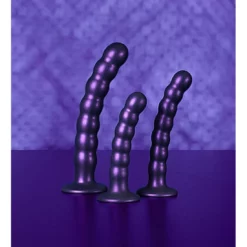 Ouch! Ouch Beaded G-spot Dildo 16.5 Cm Metallic Purple 15 Ouch! Ouch Beaded G-spot Dildo 16.5 Cm Metallic Purple -Aanbiedingen Masturbators Winkel ouch beaded g spot dildo 165 cm metallic purple 7