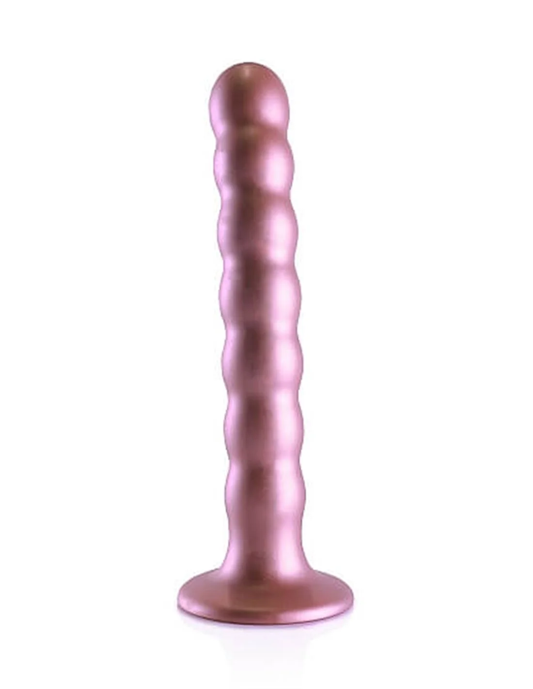 Ouch! Ouch Beaded G-spot Dildo 16.5 Cm Rose Gold 3 Ouch! Ouch Beaded G-spot Dildo 16.5 Cm Rose Gold - Afbeelding 3