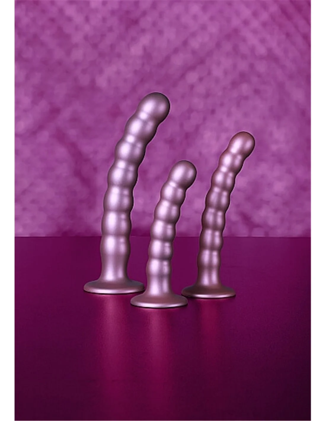 Ouch! Ouch Beaded G-spot Dildo 16.5 Cm Rose Gold 8 Ouch! Ouch Beaded G-spot Dildo 16.5 Cm Rose Gold - Afbeelding 8