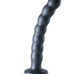 Ouch! Ouch Beaded G-spot Dildo 20.5 Cm Gun Metal -Aanbiedingen Masturbators Winkel ouch beaded g spot dildo 205 cm gun metal 2