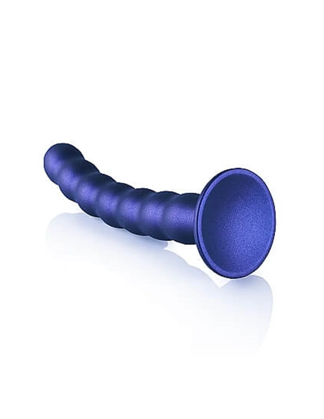 Ouch! Ouch Beaded G-spot Dildo 20.5 Cm Metallic Blue 4 Ouch! Ouch Beaded G-spot Dildo 20.5 Cm Metallic Blue - Afbeelding 4