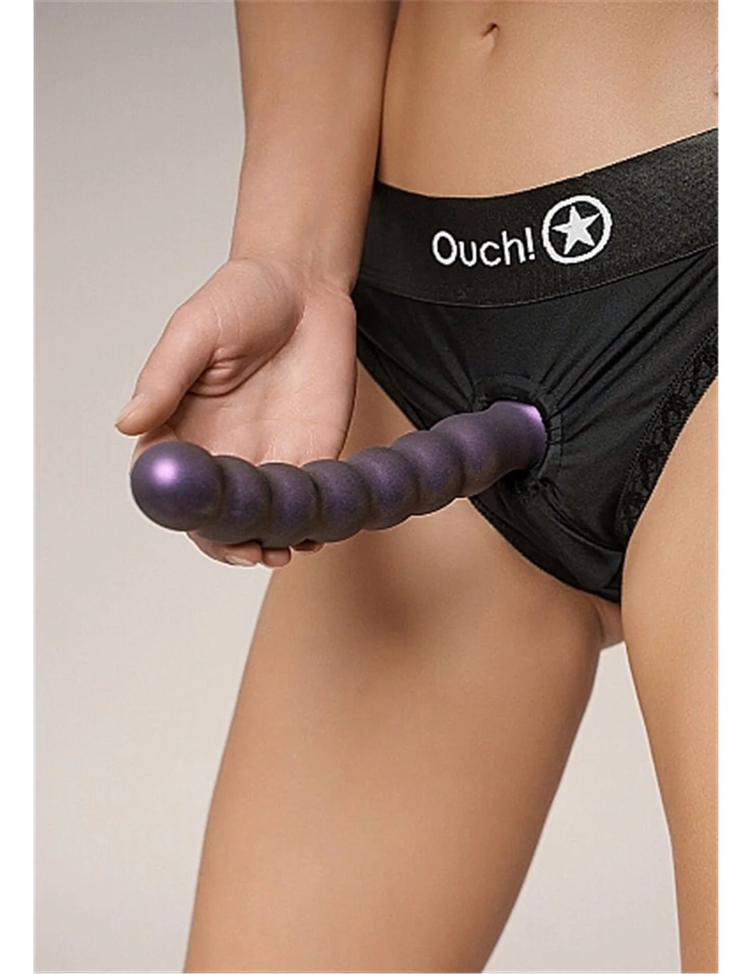 Ouch! Ouch Beaded G-spot Dildo 20.5 Cm Metallic Blue 7 Ouch! Ouch Beaded G-spot Dildo 20.5 Cm Metallic Blue - Afbeelding 7