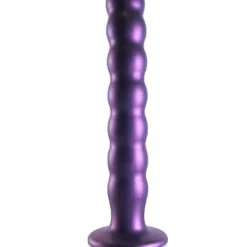 Ouch! Ouch Beaded G-spot Dildo 20.5 Cm Metallic Purple -Aanbiedingen Masturbators Winkel ouch beaded g spot dildo 205 cm metallic purple 2