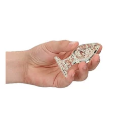 Ouch! Ouch Glass Butt Plug Glow In The Dark Medium Clear -Aanbiedingen Masturbators Winkel ouch glass butt plug glow in the dark medium clear 2