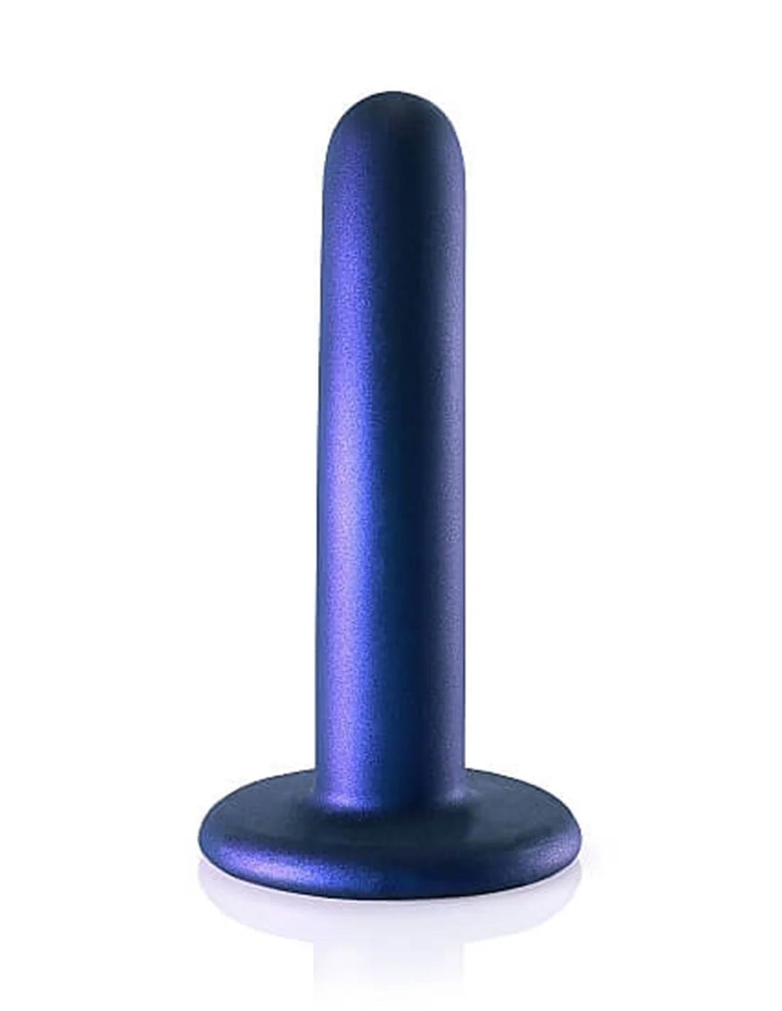 Ouch! Ouch Smooth G-spot Dildo 12 Cm Metallic Blue 2 Ouch! Ouch Smooth G-spot Dildo 12 Cm Metallic Blue - Afbeelding 2