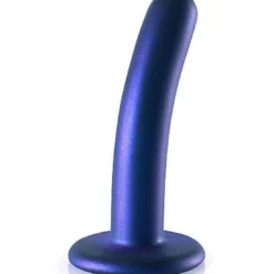Ouch! Ouch Smooth G-spot Dildo 12 Cm Metallic Blue