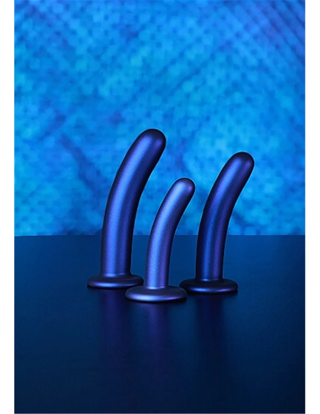 Ouch! Ouch Smooth G-spot Dildo 12 Cm Metallic Blue 8 Ouch! Ouch Smooth G-spot Dildo 12 Cm Metallic Blue - Afbeelding 8