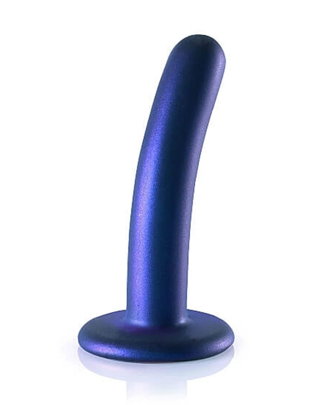 Ouch! Ouch Smooth G-spot Dildo 12 Cm Metallic Blue 1 Ouch! Ouch Smooth G-spot Dildo 12 Cm Metallic Blue