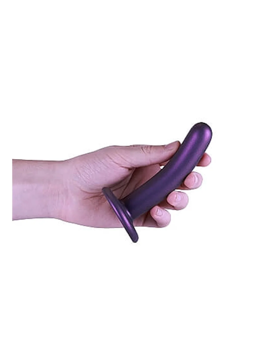Ouch! Ouch Smooth G-spot Dildo 12 Cm Metallic Purple 5 Ouch! Ouch Smooth G-spot Dildo 12 Cm Metallic Purple - Afbeelding 5
